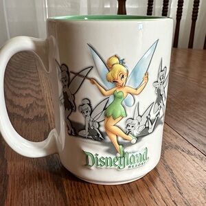 Disney Tinker Bell White and Green Mug